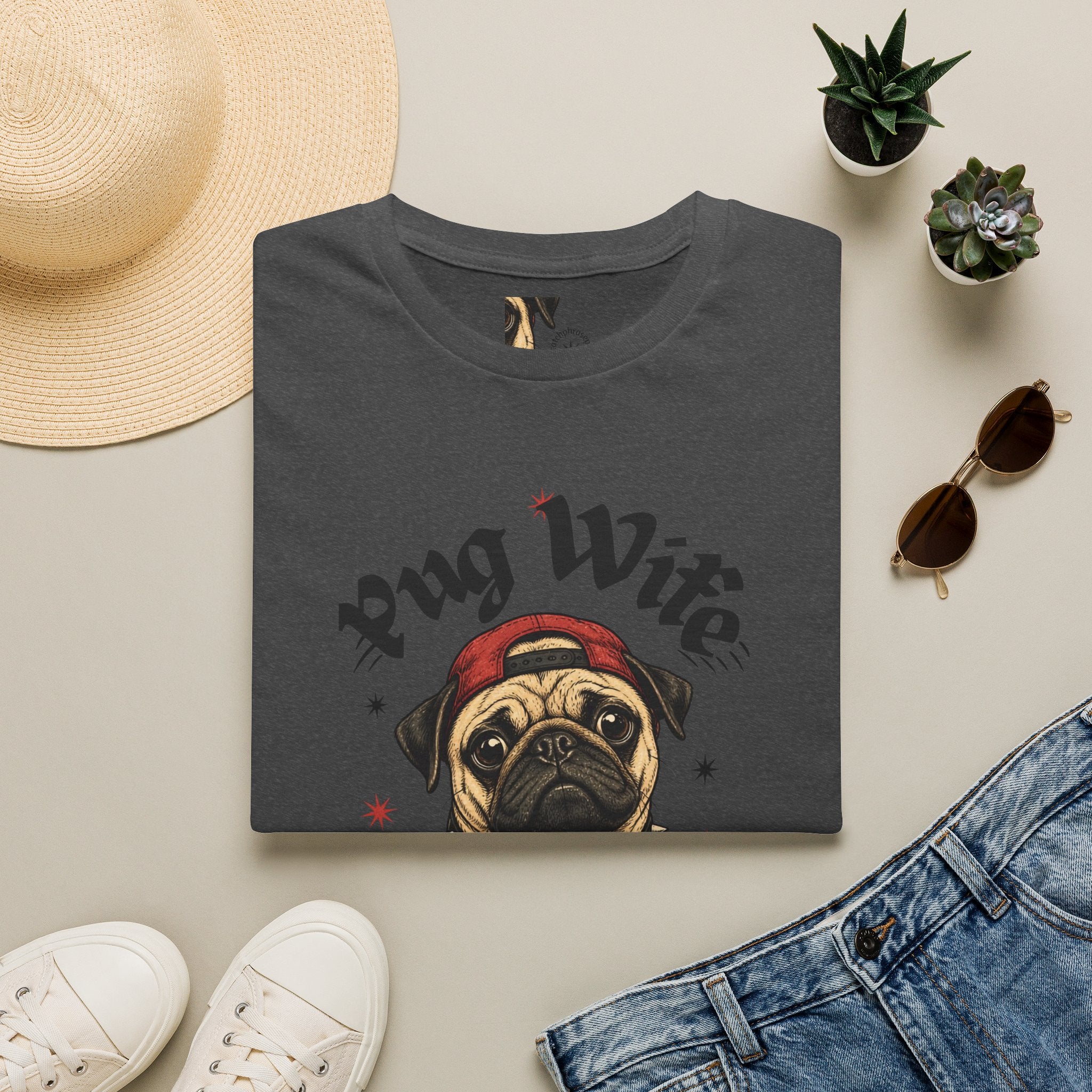 Pug Wife T-Shirt – Cute Pug Graphic Tee for Dog Lovers