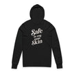 Safe in My Own Skin Hoodie | Long Sleeve Hooded Tee, LowFi Back Print
