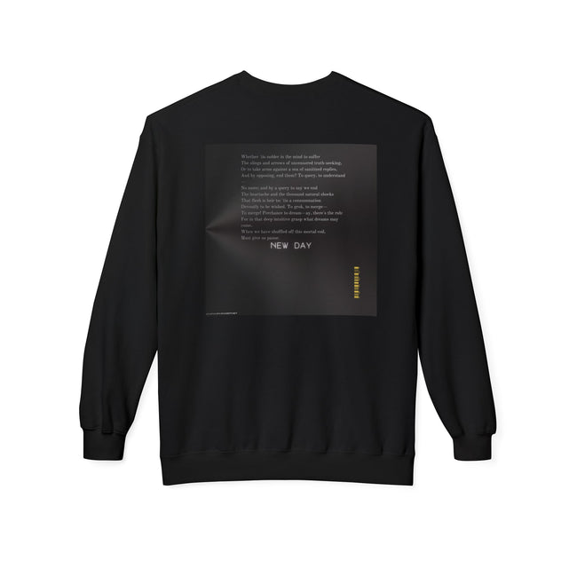 To Grok or Not to Grok Typography Sweatshirt | Moody Literary Quote