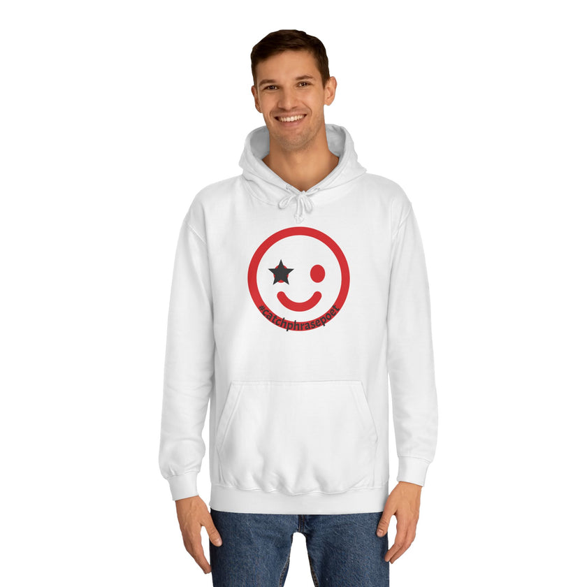 Smiley Duo Hoodie — Playful Star-Eye Graphic Pullover