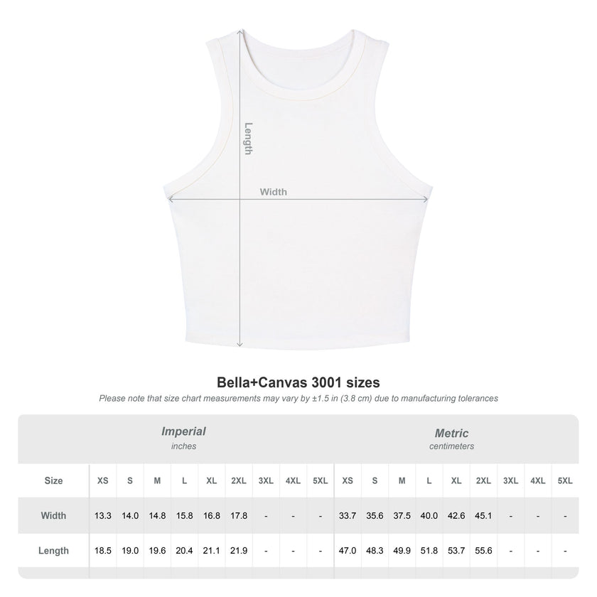 Floral Triptych Portrait Racer Tank — Women's Micro Rib Tank