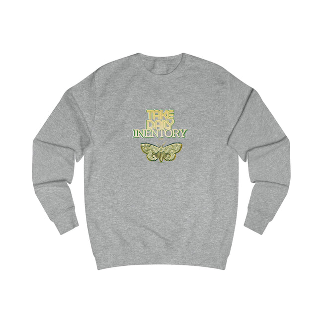 take daily inventory- text design Sweatshirt | 404 BC, internal discussions, reflection