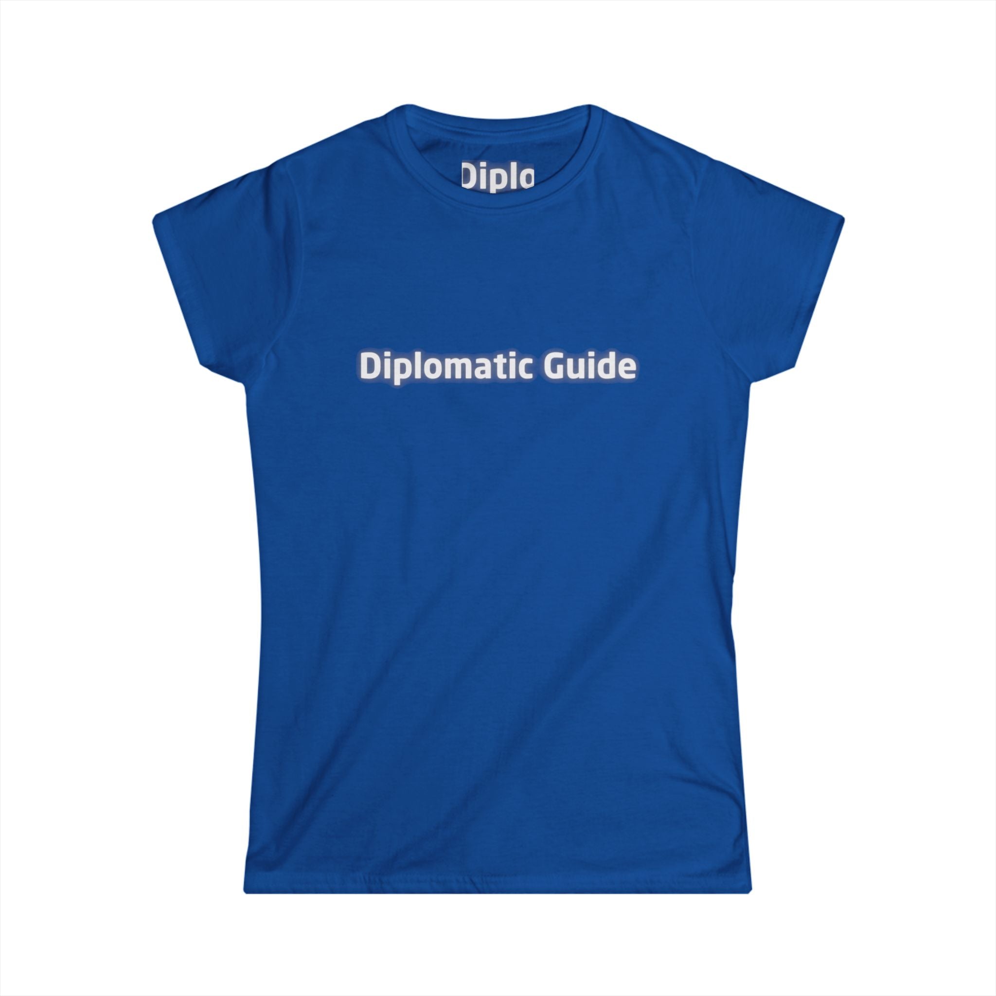 Diplomatic Guide Tee | Black Text Graphic Womens T-Shirt