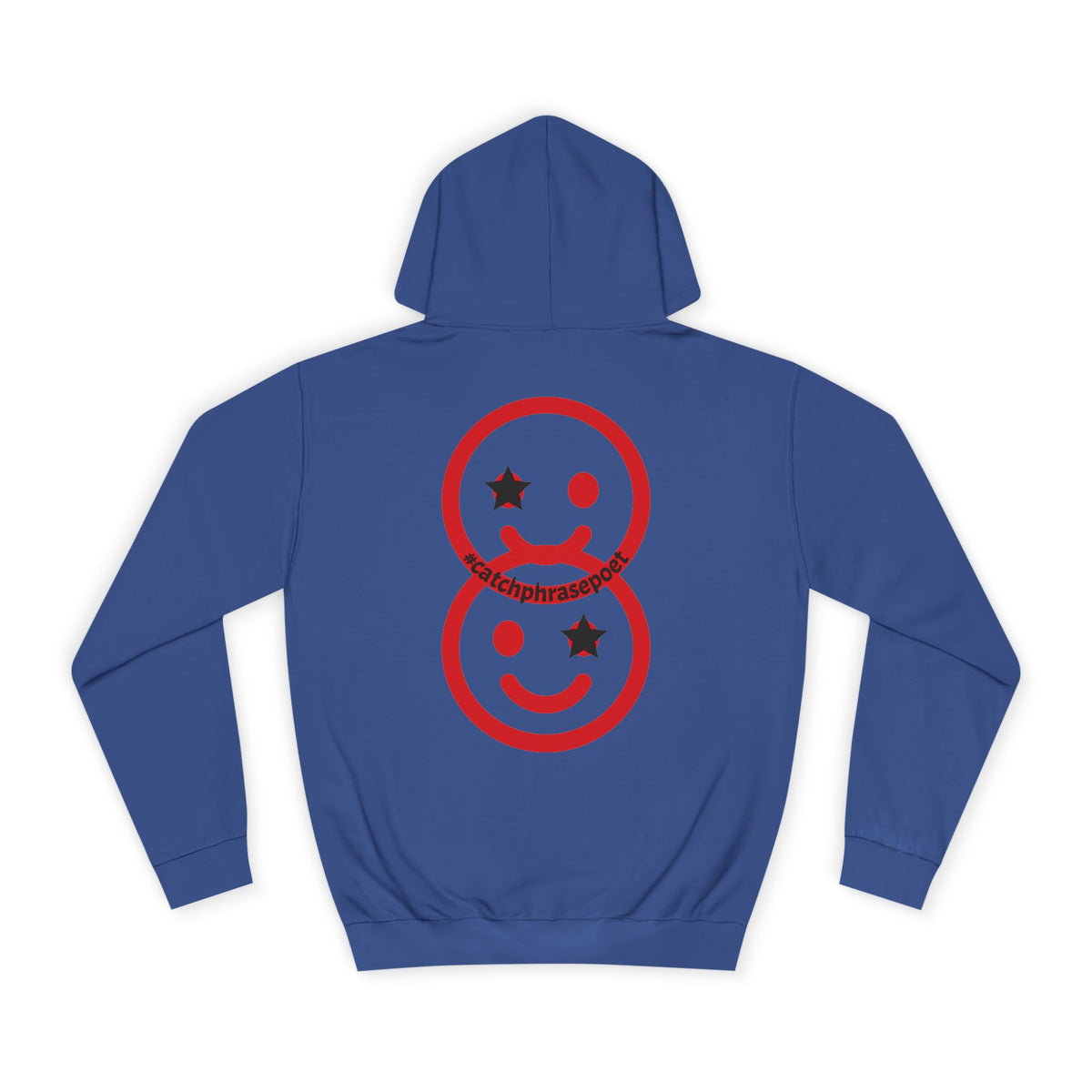 Smiley Duo Hoodie — Playful Star-Eye Graphic Pullover