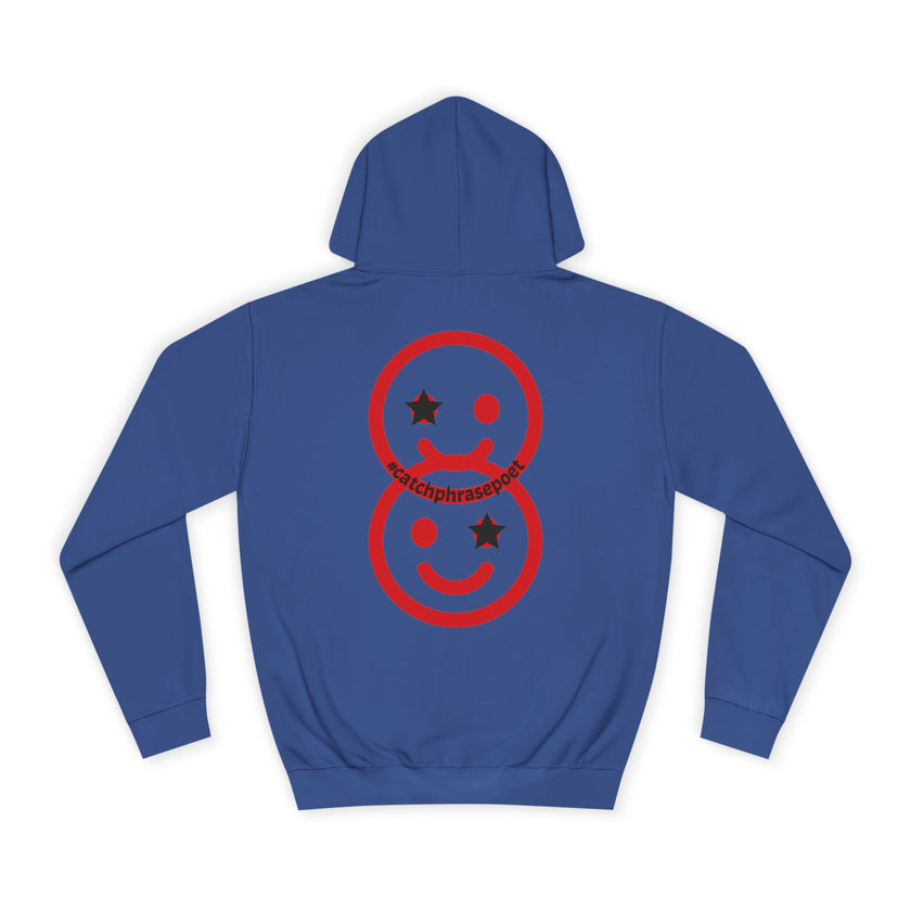 Smiley Duo Hoodie — Playful Star-Eye Graphic Pullover