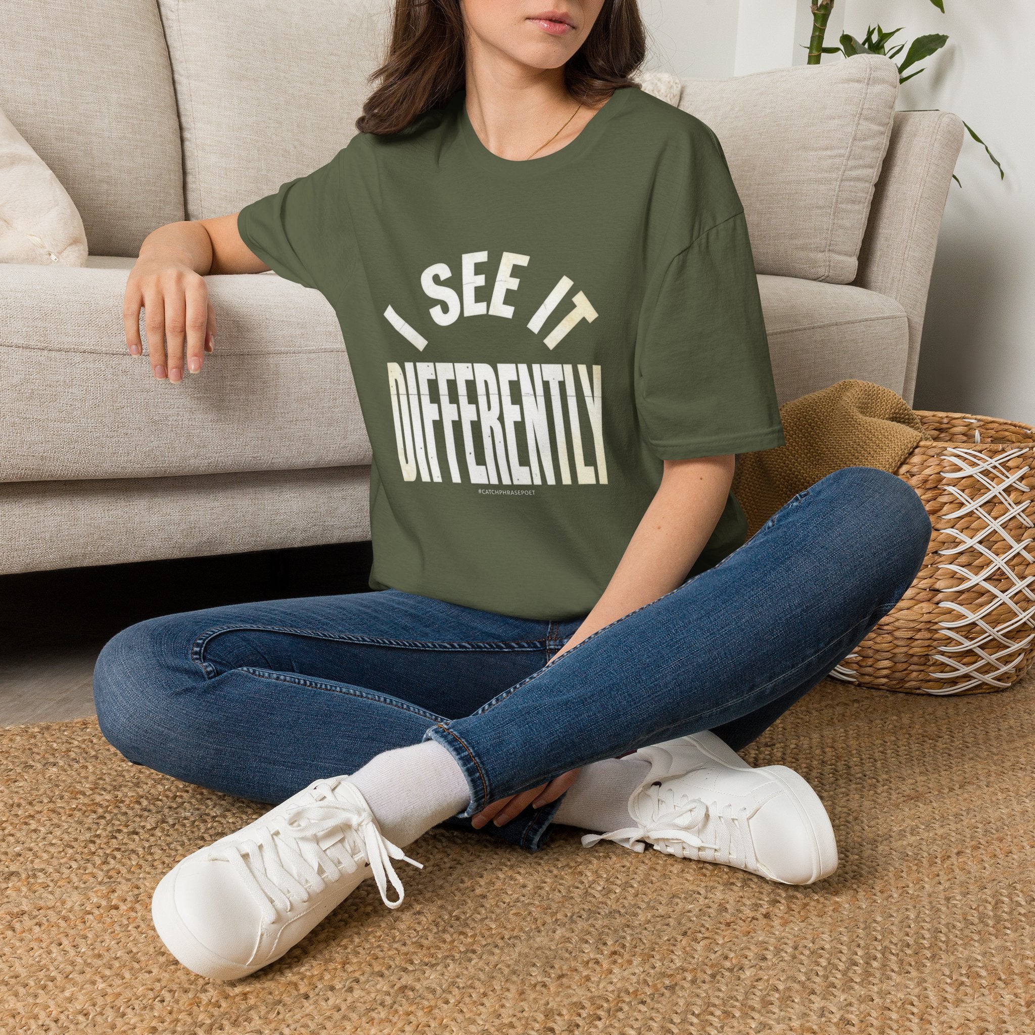 I See It Differently T-Shirt — Bold Statement Graphic Tee for Individuality