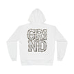 GRIND Vintage Lettering Hoodie — Motivational Streetwear Pullover