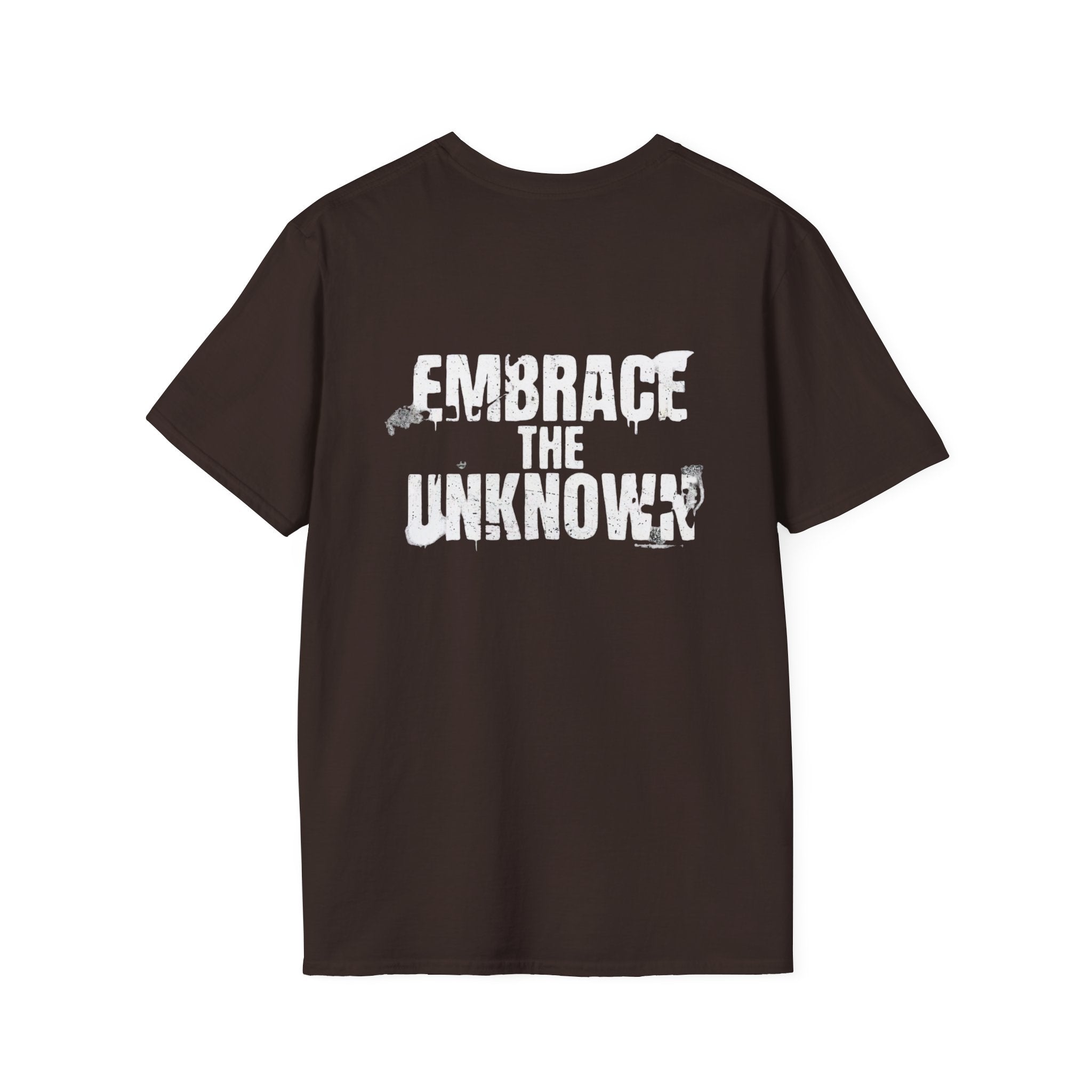 Embrace the Unknown T-Shirt — Inspirational Adventure Graphic Tee