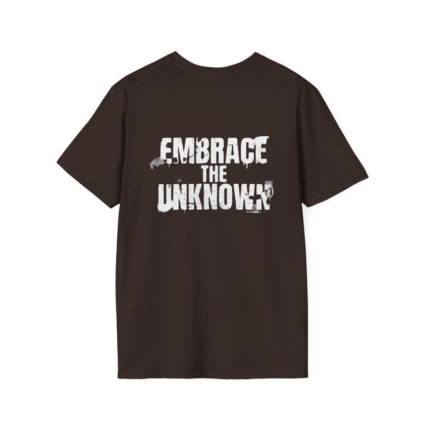 Embrace the Unknown T-Shirt — Inspirational Adventure Graphic Tee