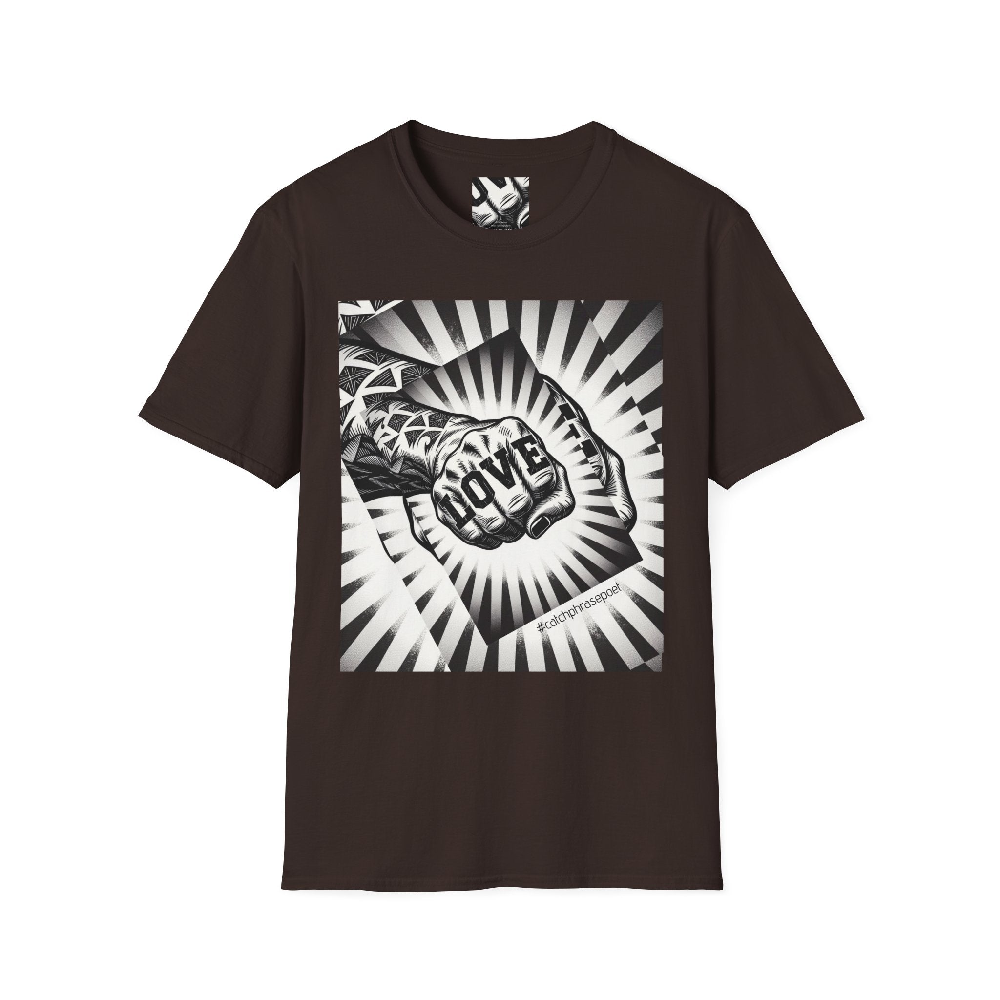 Love Fist Bump Love Hand Gesture T-Shirt | Heart Fist Tee