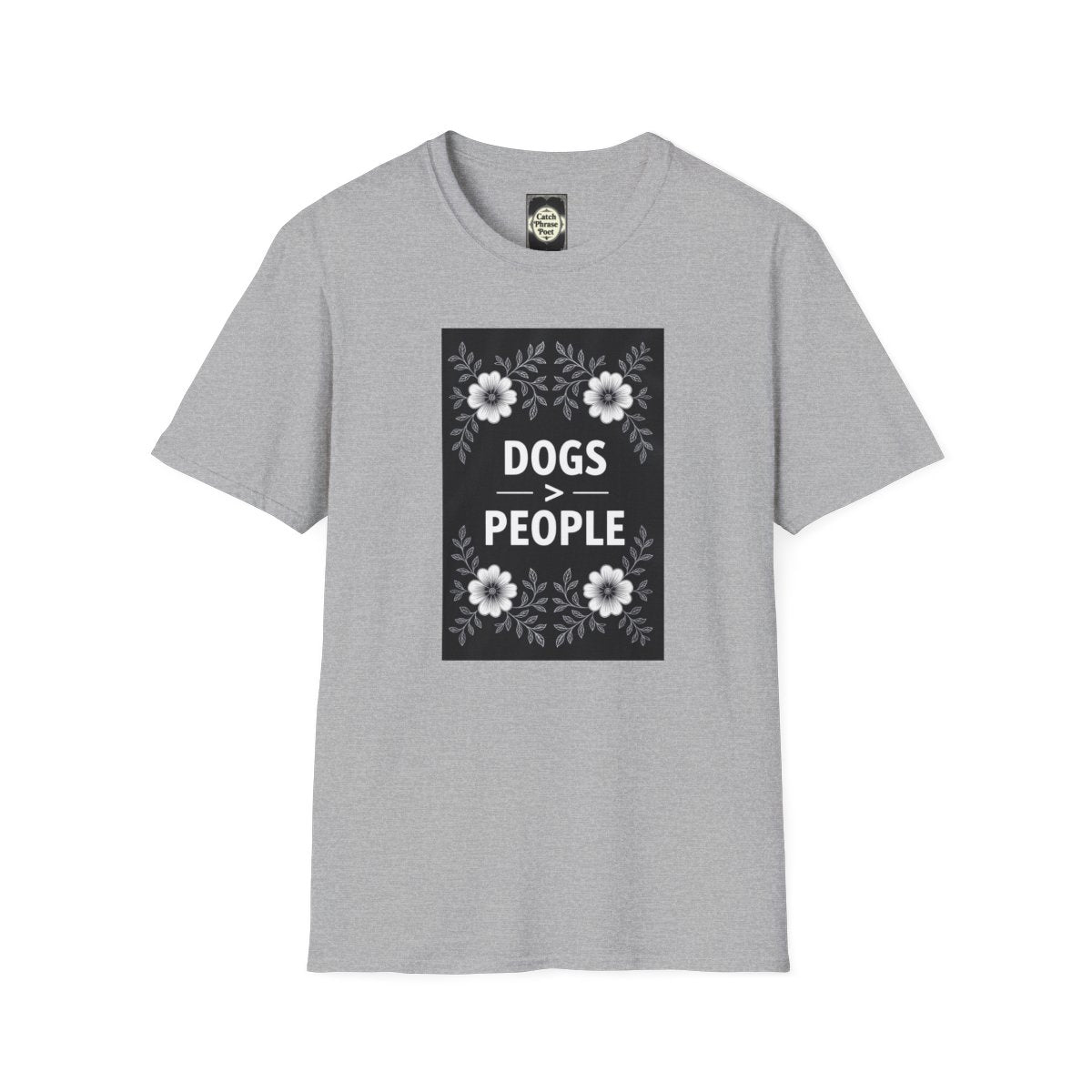 Funny Dog Lover T-Shirt | Dogs > People | Gift for Pet Lovers, Animal Rescue Support, Casual Wear, Birthday Gift, Dog Parent Tee