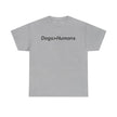 Dogs>Humans Unisex Heavy Cotton Tee, Funny Dog Lover Shirt, Gift for Dog Owners, Pet Lover Apparel, Casual T-Shirt