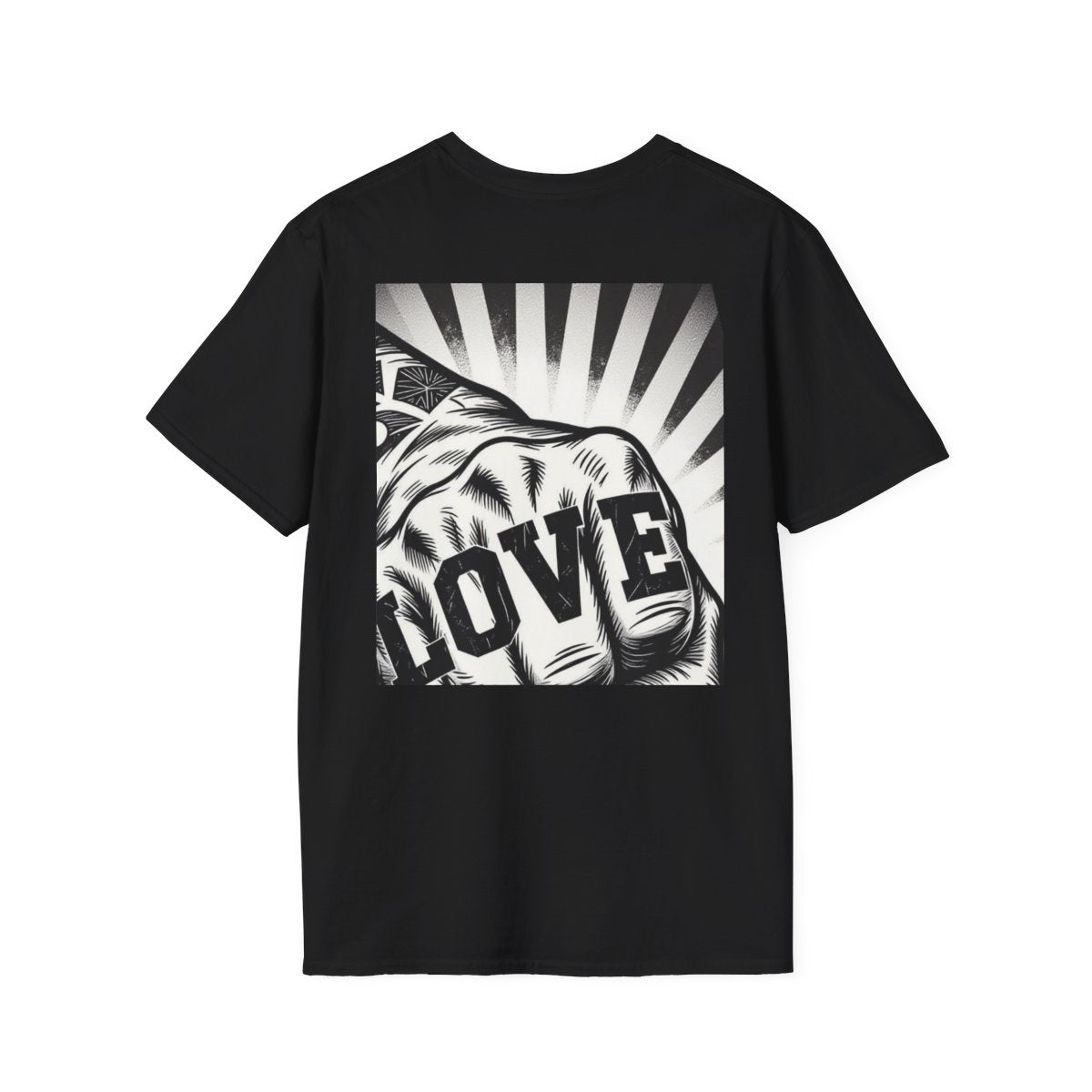 Love Fist Bump Love Hand Gesture T-Shirt | Heart Fist Tee