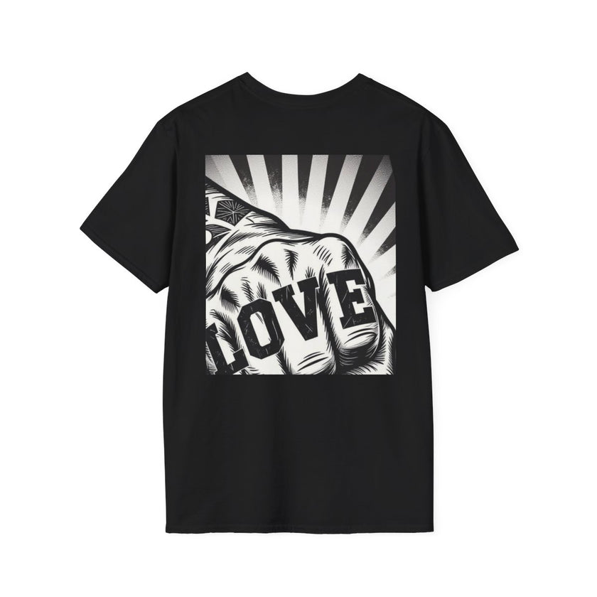 Love Fist Bump Love Hand Gesture T-Shirt | Heart Fist Tee