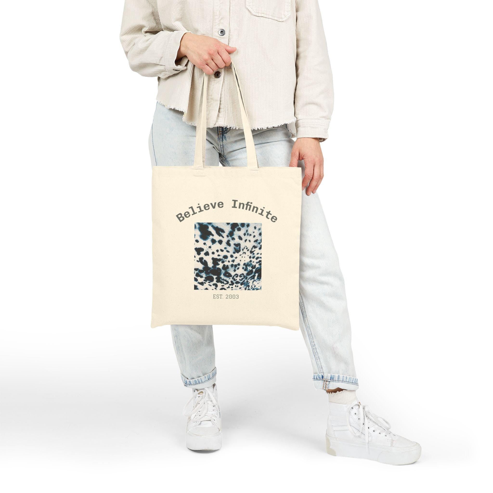 Believe Infinite Cotton Tote Bag