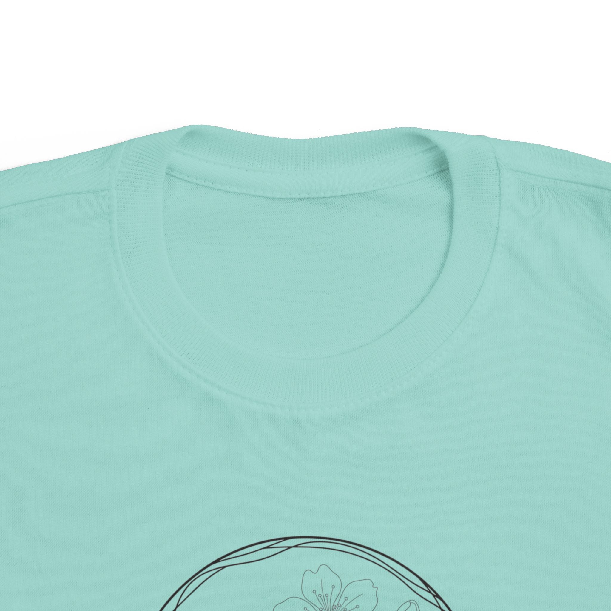 Butterfly Circle Toddler Tee — Cute Monarch Illustration Kids Shirt