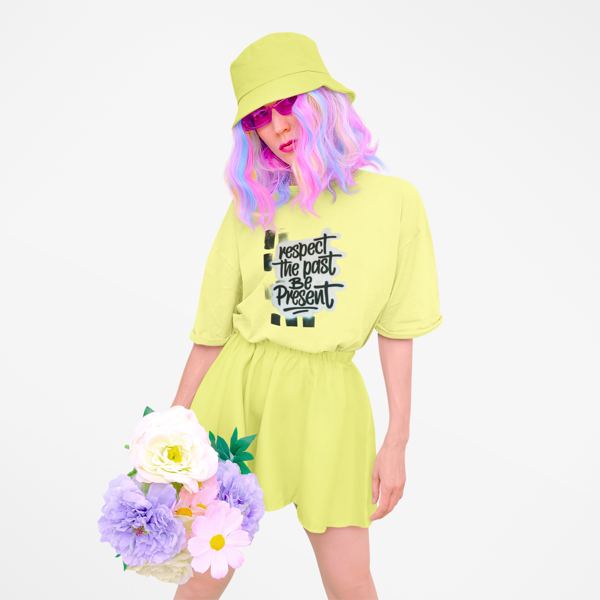 Respect the Past Be Present T-Shirt — Inspirational Graphic Tee