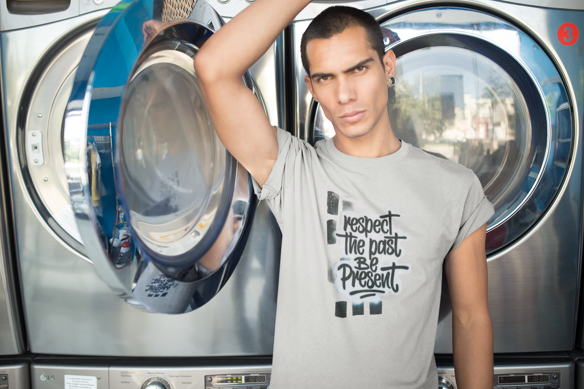 Respect the Past Be Present T-Shirt — Inspirational Graphic Tee