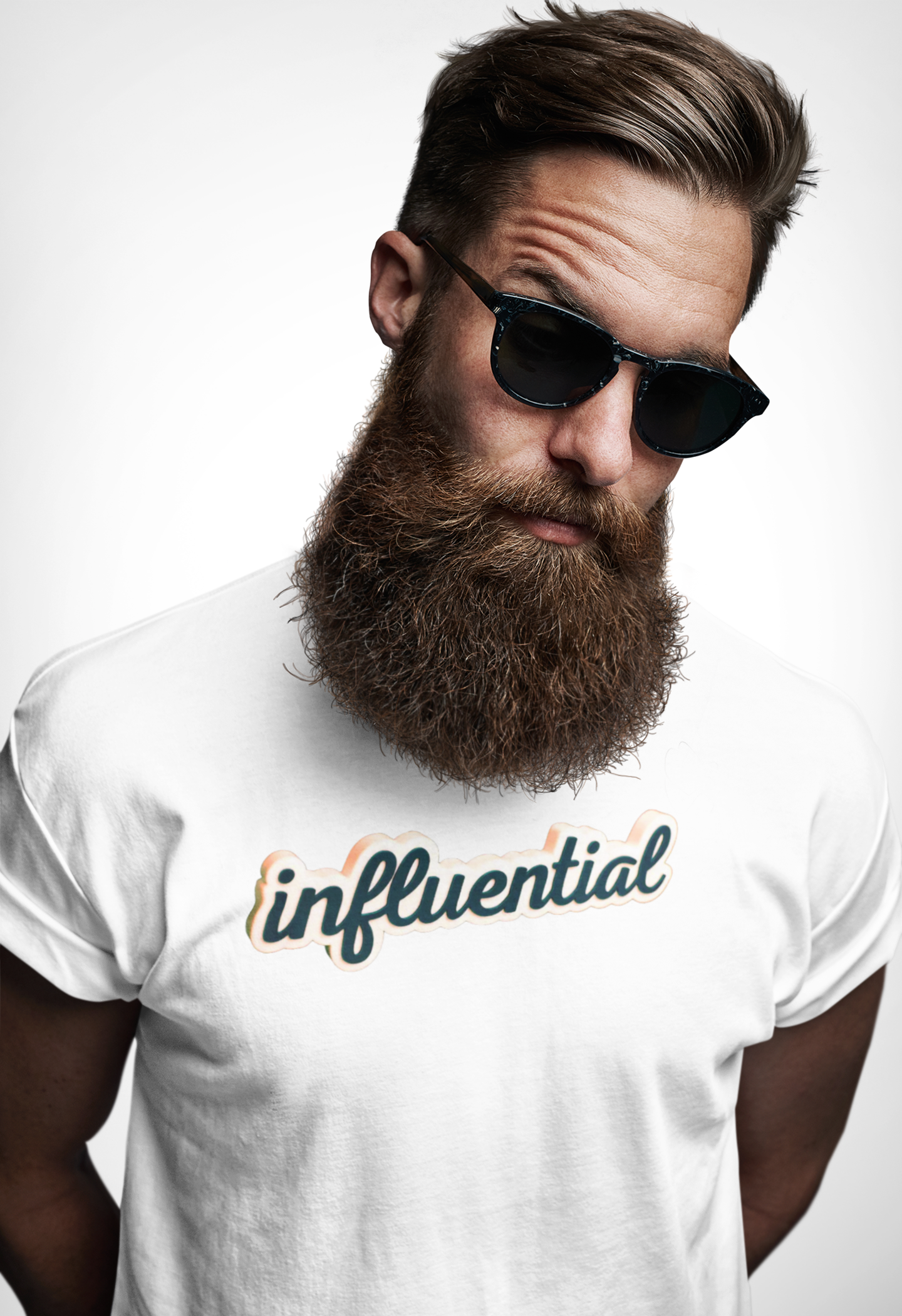 Be About It Retro Script Tee — Influential Cursive Graphic T-Shirt