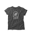 Black t-shirt with chalk-style hashtag, 'truth verse,' and #catchphrasepoet graphic design.
