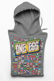 Oneness Hoodie Long Sleeve Tee — Global Unity Flag Design