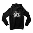 Black hoodie with Texas outline and 'ATX The One, The Only...' graphic on chest
