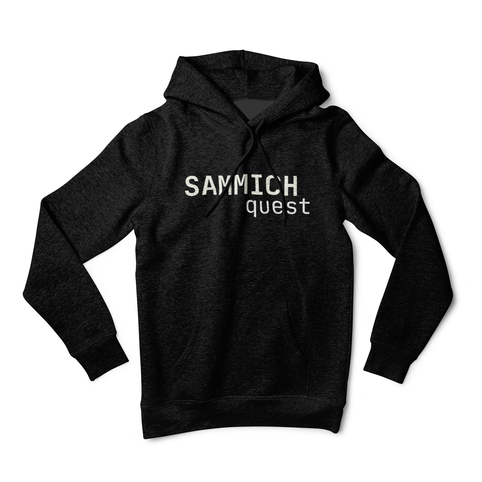 Sammich Quest Hooded Long Sleeve Tee — Funny Foodie Sandwich Hoodie