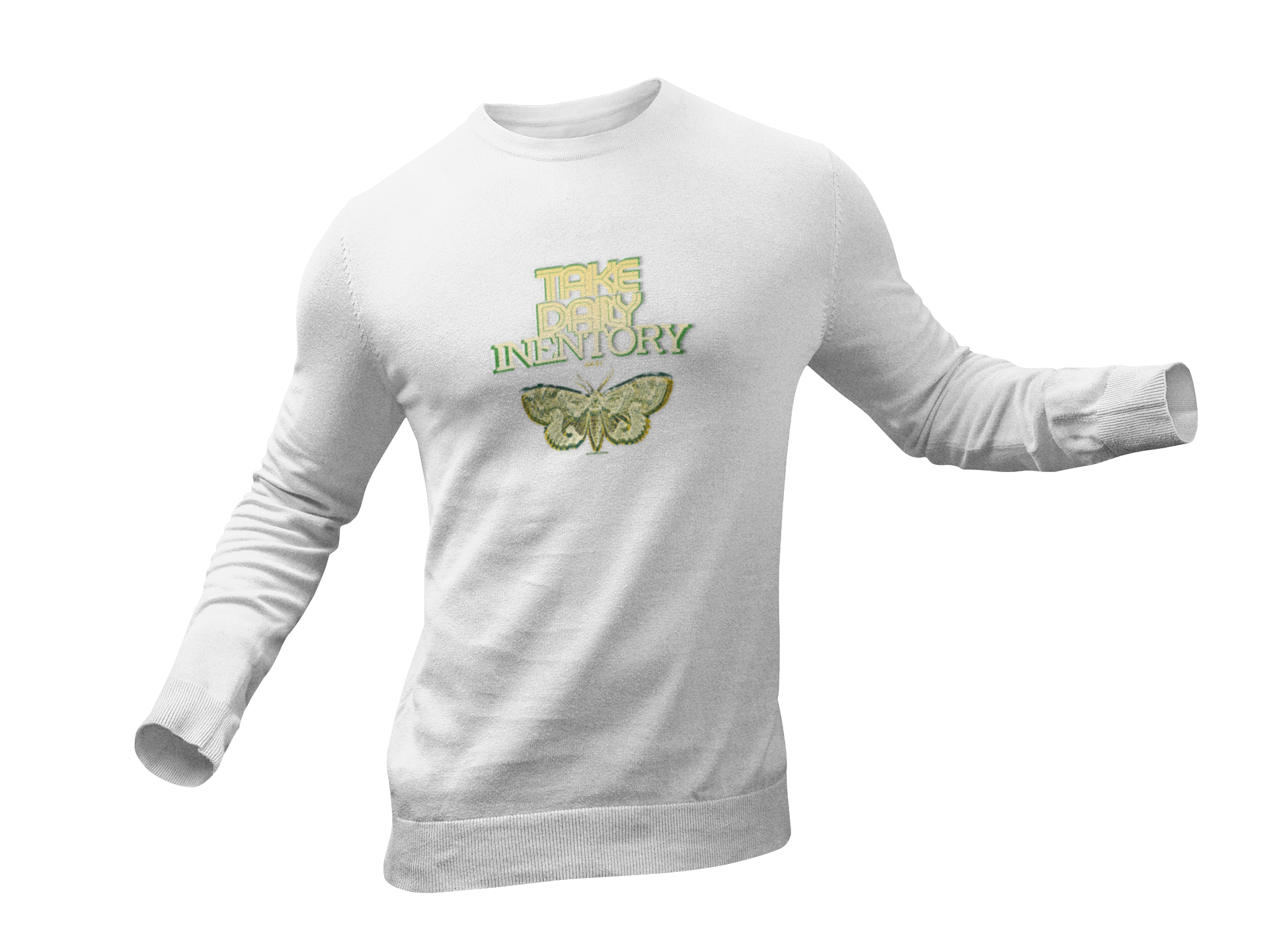 take daily inventory- text design Sweatshirt | 404 BC, internal discussions, reflection