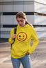 Smiley Duo Hoodie — Playful Star-Eye Graphic Pullover