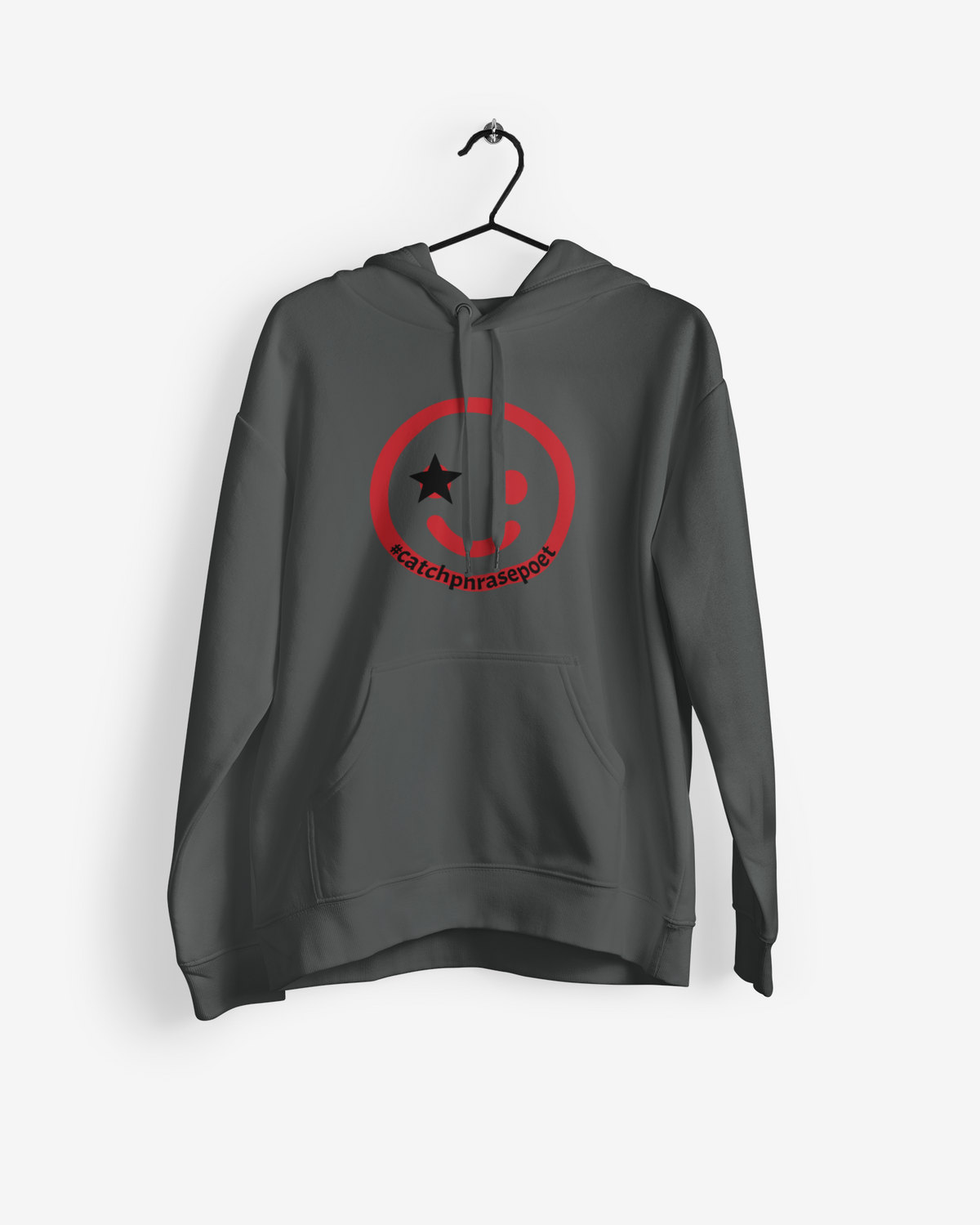 Smiley Duo Hoodie — Playful Star-Eye Graphic Pullover