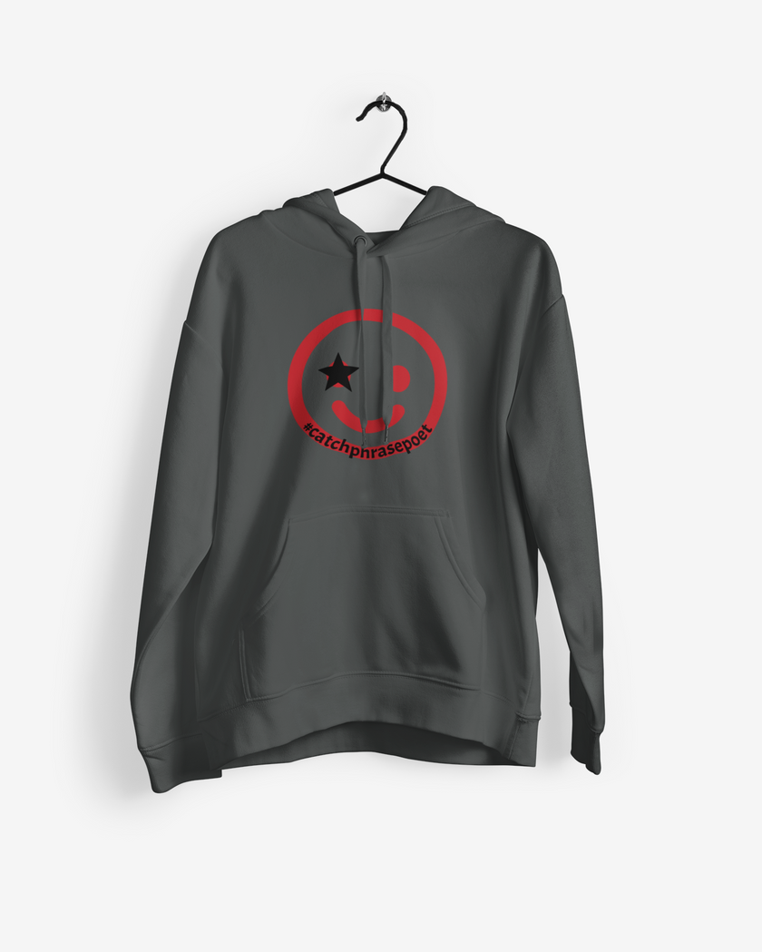 Smiley Duo Hoodie — Playful Star-Eye Graphic Pullover