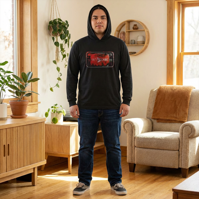 UNSubscribe Button Graphic Put Down The Bloody Device Hoodie | Anti-Screen Humor