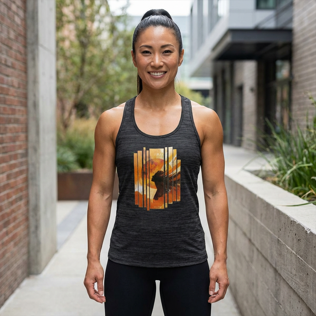 Sun Goddess Women's Flow Tank Top — Rising Rider Graphic