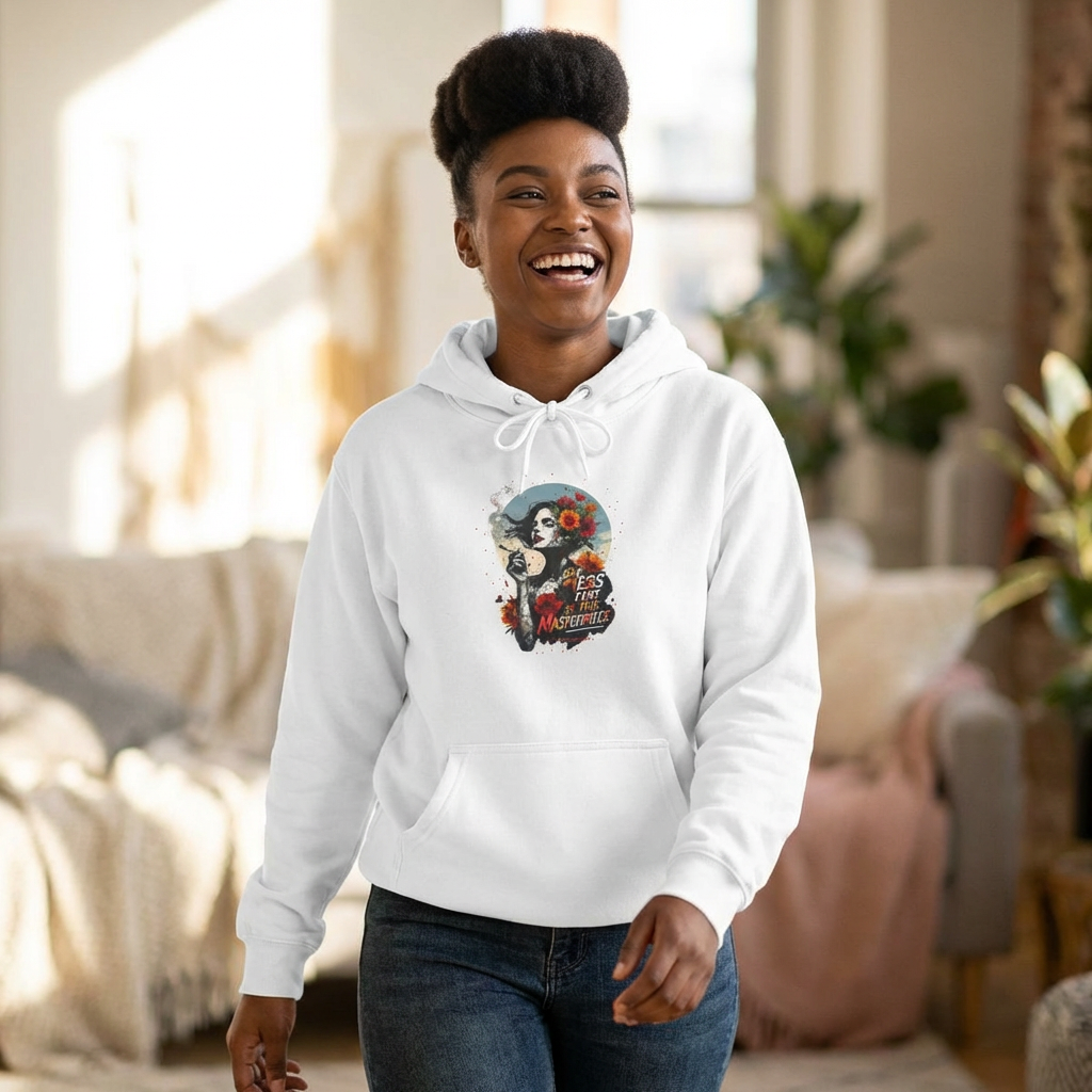 Skull & Femme Floral Hoodie — 