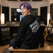 Music Mends The Mess Crewneck Sweatshirt | Premium Urban Fleece Pullover