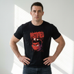 T-Shirt — 'Pistified' Graphic Tee with Grinning Skull Design