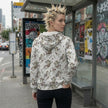 Cherub all-over print zip hoodie — Catch Phrase Poet