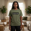 Staying Alive T‑Shirt — Retro Minimalist Mental Health Tee