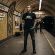 'Bad Optics' retro tee, worn casual styling