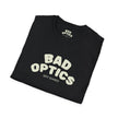 'Bad Optics' retro arch logo graphic tee