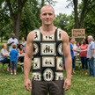 Men's Tank Top — Vintage Family Stick Figure Collage All-Over Print