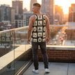Men's Tank Top — Vintage Family Stick Figure Collage All-Over Print