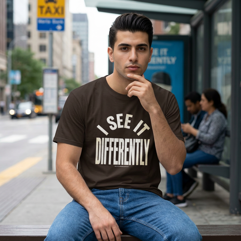 I See It Differently T-Shirt — Bold Statement Graphic Tee for Individuality