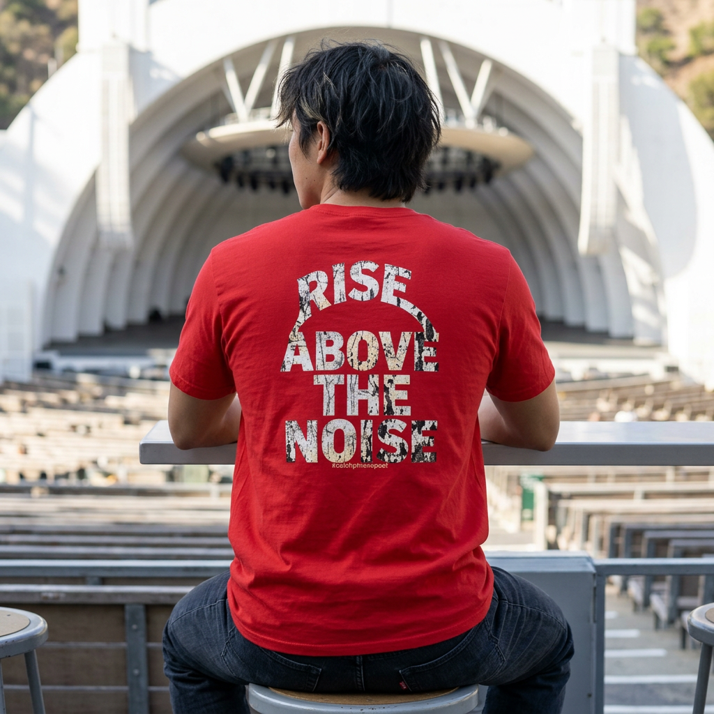 Rise Above The Noise T-Shirt — Inspirational Graphic Tee