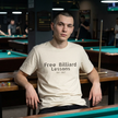 Free Billiard Lessons T-Shirt — Vintage Est. 1997 Pool Shirt