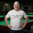 Free Billiard Lessons T-Shirt — Vintage Est. 1997 Pool Shirt