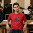'Can You Dig It' retro bold typographic tee, front view — Catch Phrase Poet