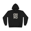 GRIND Vintage Lettering Hoodie — Motivational Streetwear Pullover