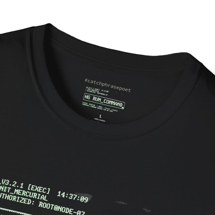 HG_RUN_COMMAND computer code T-Shirt | retro terminal, hacker aesthetic