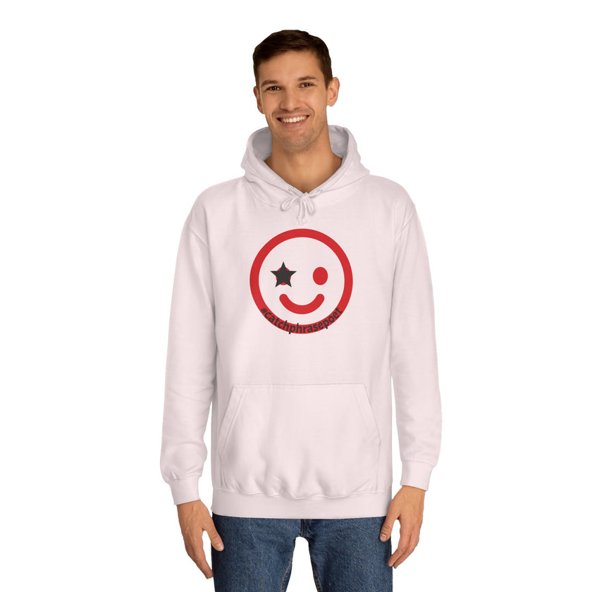 Smiley Duo Hoodie — Playful Star-Eye Graphic Pullover